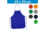 Eco Delantal-Pechera TNT
CÓDIGO: CCE12
Delantal-Pechera de Cocina, en Tela TNT nonwoven, 100% reciclable y reutilizable (lavable). Incluye bolsillo delantero grande.
• Tamaño: 59 x 70 cm. Bolsillo: 35 x 18 cm. aprox.
• Colores: Azul (02), Rojo (03), Naranjo (04), Verde (06), Gris (07), Negro (08), Azul Marino (20), Verde Pistacho (45).
• Impresión: Serigrafía.