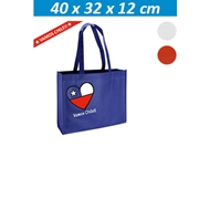 Vamos Chile Bolsa Congreso
CÓDIGO: CCE36
Vamos chilenos !!! A alentar a la roja de todos. Bolsa Ecológica "Congreso", en tela TNT, 100% reciclable y reutilizable. Cuenta con 2 asas de 60 cm. c/u aprox. Incluye impresión "Vamos Chile" a 3 colores en el frente.
• Tamaño: 40 x 32 x 12 cm.
• Colores: Blanco (01), Azul Rey (02), Rojo (03).
• Impresión: Serigrafía.