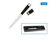 Bolígrafo Pen Drive 8GB
CÓDIGO: CCC91
Bolígrafo Metálico con Pen Drive de 8GB. Incluye clip de superficie gomosa negra para grabado láser espejo. Presentación en caja de Regalo de cartulina negra.
• Tamaño: 13.8 x 1.5 cm.
• Peso: 14.1 grs.
• Capacidad: 8 GB.
• Colores: Plata con clip negro (00).
• Sugerencia de Impresión: Grabado Láser "Espejo" (clip negro)- Serigrafía (cuerpo plateado).