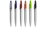 Bolígrafo Twister
CÓDIGO: CCL17
Bolígrafo Metálico modelo "Twister", con superficie superior engomada color. Escritura negra.
• Tamaño: 13.5 x Ø 1 cm
• Peso: 20 grs.
• Colores: Azul (02), Rojo (03), Naranjo (04), Negro (08), Verde Claro (15).
• Impresión en: Serigrafía, Pantografía, Grabado Láser.