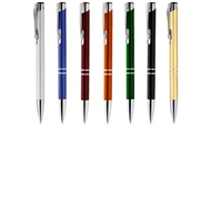 Bolígrafo Arrow
CÓDIGO: CCL22
Bolígrafo de Aluminio modelo "Arrow", con terminales cromados. Refill plástico parker type. Escritura azul.
• Tamaño: 14.2 x Ø 1 cm
• Peso: 15 grs.
• Colores: Plata (00), Azul (02), Rojo (03), Naranjo (04), Verde (06), Negro (08), Dorado (29).
• Impresión en: Grabado Láser.