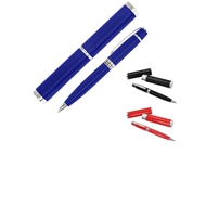 Bolígrafo Enix
CÓDIGO: CCL85
Bolígrafo metálico modelo "Enix", Refill Metálico Parker type. Escritura azul. Presentación en fino estuche cilíndrico metálico al tono.
• Tamaño: Bolígrafo 13.5 x Ø 1.2 cm / Estuche 15.3 x Ø 2 cm.
• Peso: Bolígrafo 30 grs. / Con Estuche 47.8 grs.
• Colores: Azul (02), Rojo (03), Negro (08).
• Impresión en: Serigrafía, Pantógrafo o Grabado Láser.