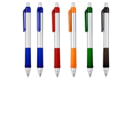 Bolígrafo Praxis
CÓDIGO: CCL48
Bolígrafo plástico "Praxis" con cuerpo plateado, grip y clip de color traslúcido. Escritura azul.
• Colores: Azul (02), Rojo (03), Naranjo (04), Verde (06), Negro (08).
Impresión en: Serigrafía