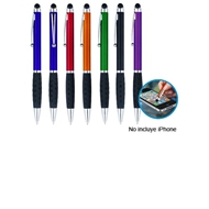 Bolígrafo Touch-Screen
CÓDIGO: CCL57
Bolígrafo modelo "Stylus" con Puntero Touch-Screen. Escritura Azul.
• Colores: Azul (02), Rojo (03), Naranjo (04), Verde (06), Negro (08), Morado(25).
• Impresión en: Serigrafía. No se recomienda imprimir con tinta blanca sobre cuerpo de color metalizado.
