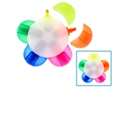 Multidestacador 5 colores
CÓDIGO: CCN19
Multidestacador modelo "Flower" con 5 destacadores de colores. Amplio espacio central para logo.
• Tamaño: Ø 10 x 2 cm, espacio central Ø 6.5 cm.
• Impresión en: Serigrafía