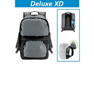 Deluxe Mochila XD
CÓDIGO: CCD32 	
Deluxe Mochila modelo "XD" en tela impermeable polyester 840D, incluye 1 bolsillo frontal, 1 bolsillo lateral, 1 bolsillo porta-accesorios en uno de los tirantes y cordón elástico multiuso. Incluye capucha impermeable de polyester en la parte superior trasera.
• Capacidad: 30 lt.
• Tamaño: 32 x 42 x 20 cm.
• Colores: Gris Acero con Negro (40).
• Sugerencia Logo: Serigrafía o Bordado.