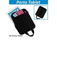 Mini Bolso Porta-Tablet
CÓDIGO: CCD43
Mini Bolso Porta-Tablet (iPad) de Neopreno 3 mm con bolsillo delantero.
• Tamaño: 21 x 26 x 2 cm. aprox.
• Colores: Negro (08).
• Sugerencia Logo: Serigrafía, Bordado.