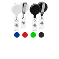 Yo-yo Porta-Credencial
CÓDIGO: CCA7 	
Yo-yo Porta-Credencial con extensor y clip metálico de sujeción. Ahora 100 por ciento liso para maximizar la superficie de impresión.
• Medidas: Ø 3.1 x 1 cm.
• Colores: Blanco Sólido (01), Negro Sólido (08), Azul Traslúcido (32), Rojo Traslúcido (33), Verde Traslúcido (36), Negro Traslúcido (42).
• Sugerencia de Impresión: Serigrafía o Tampografía.