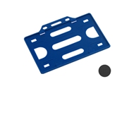 Porta-Credencial de Plástico
CÓDIGO: CCA8 	
Porta-Credencial de Plástico Rígido, para Credenciales tamaño Tarjeta de Crédito. Visibilidad por un solo lado. Presentación Horizontal.
• Tamaño: 9.7 x 5.8 cm.
• Colores: Azul (02) y Negro (08).