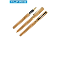 Deluxe Roller Pen Bamboo
CÓDIGO: CCB46 	
Deluxe Roller Pen Ejecutivo de Madera de Bamboo con terminales dorados, tinta negra.
• Tamaño: 13.3 x Ø 1.1 cm.
• Peso: 15.4 g.
• Colores: Madera (12).
• Impresión en: Serigrafía, Grabado Láser.