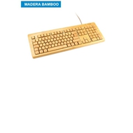 Teclado de Bamboo
CÓDIGO: CCB51 	
Teclado (español) 100% de madera de Bamboo. Incluye cable y conector USB.
• Tamaño: 46.4 x 15.8 x 1.8 cm.
• Colores: Madera (12).
• Impresión en: Serigrafía, Grabado Láser.