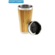 Mug de Bamboo
CÓDIGO: CCB61 	
Mug de madera de Bamboo, interior de Acero Inoxidable, tapa con dosificador.
• Tamaño: 17.7 x Ø 8 cm.
• Capacidad: 420 cc.
• Colores: Madera (12).
• Impresión en: Serigrafía, Grabado Láser.