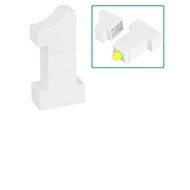 Destacador Nº1
CÓDIGO: CCN41 	
Destacador amarillo "Nº1", cuerpo plástico blanco.
• Tamaño: 3.8 x 7.6 x 1.9 cm.
• Color: Blanco (01).
• Impresión en: Serigrafía.