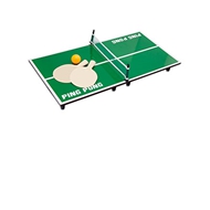 Mini Ping-Pong de Madera
CÓDIGO: CCJ16 	
Mini Ping-Pong de Madera. Ahora lo puedes llevar donde quieras, por su compacto tamaño. Ideal para momentos de ocio en casa u oficina.
• Tamaño: 60 x 15 x 30 cm.
• Peso: 2.160 grs.
• Impresión en: Serigrafía.