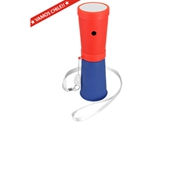 Vuvuzela Vamos Chile
CÓDIGO: CCQ1	
Vamos chilenos!!! A alentar a la roja. A ponerle ruido y alegría a nuestras celebraciones. Vuvuzela con lanyard para colgar. Presentación en bolsa transparente y cartón impreso con troquel, para exhibición en ganchera.
• Tamaño: 17 x Ø 5.4 cm.
• Colores: Rojo/Azul/Blanco (99).
• Impresión en: Serigrafía.